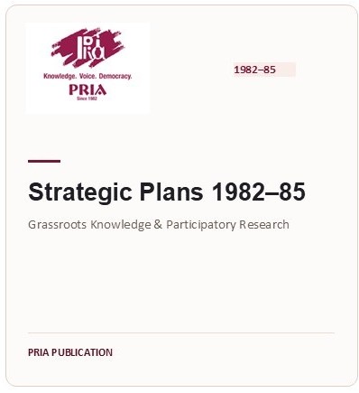 Strategic Plans 1982-85